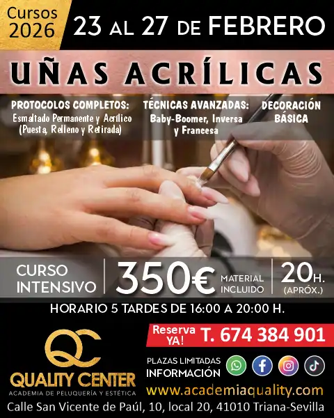 imagen Cursos de uñas acrílicas en Sevilla quality center