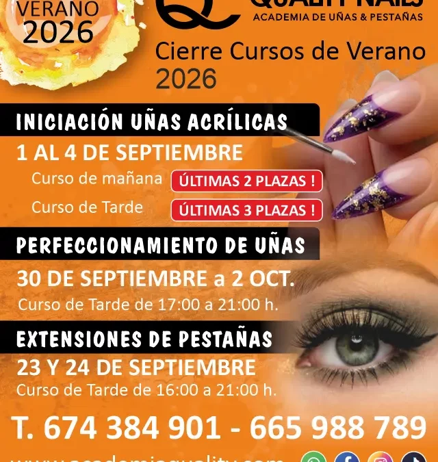 ☀️Últimos Cursos de Verano 2026