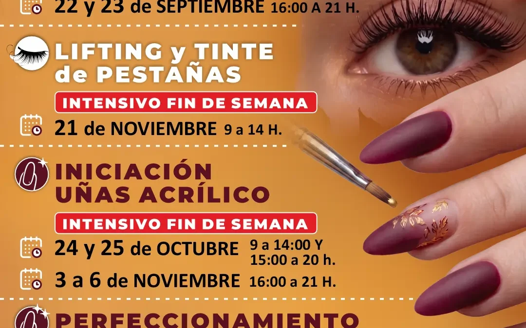 Cursos de Uñas y Pestañas en Sevilla (Otoño 2026): Fórmate en Triana