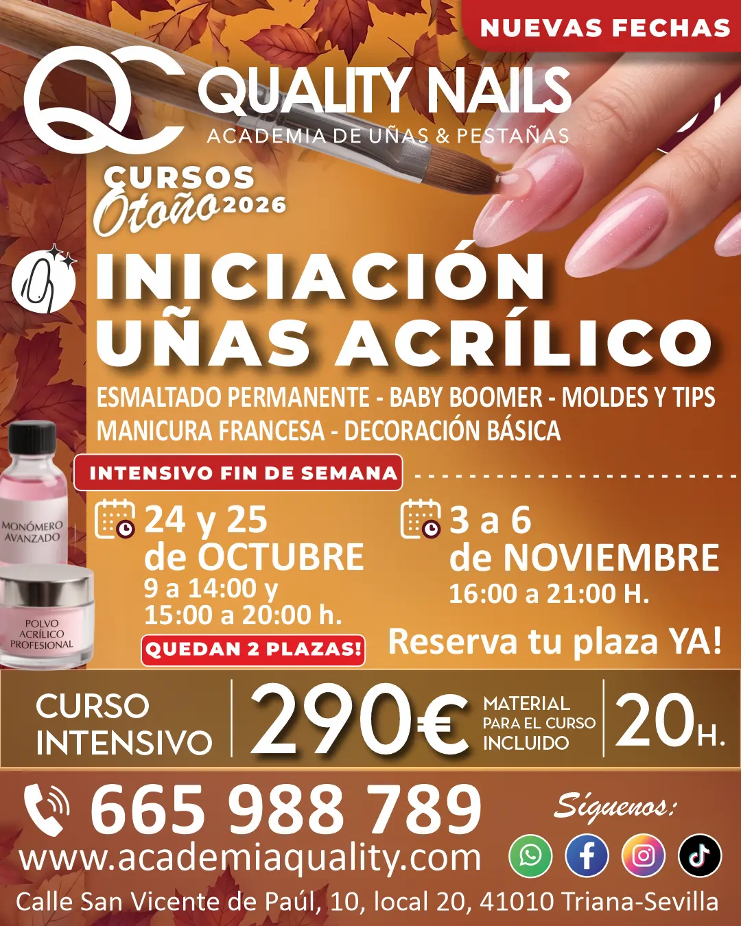 Iniciación uñas acrílicas
