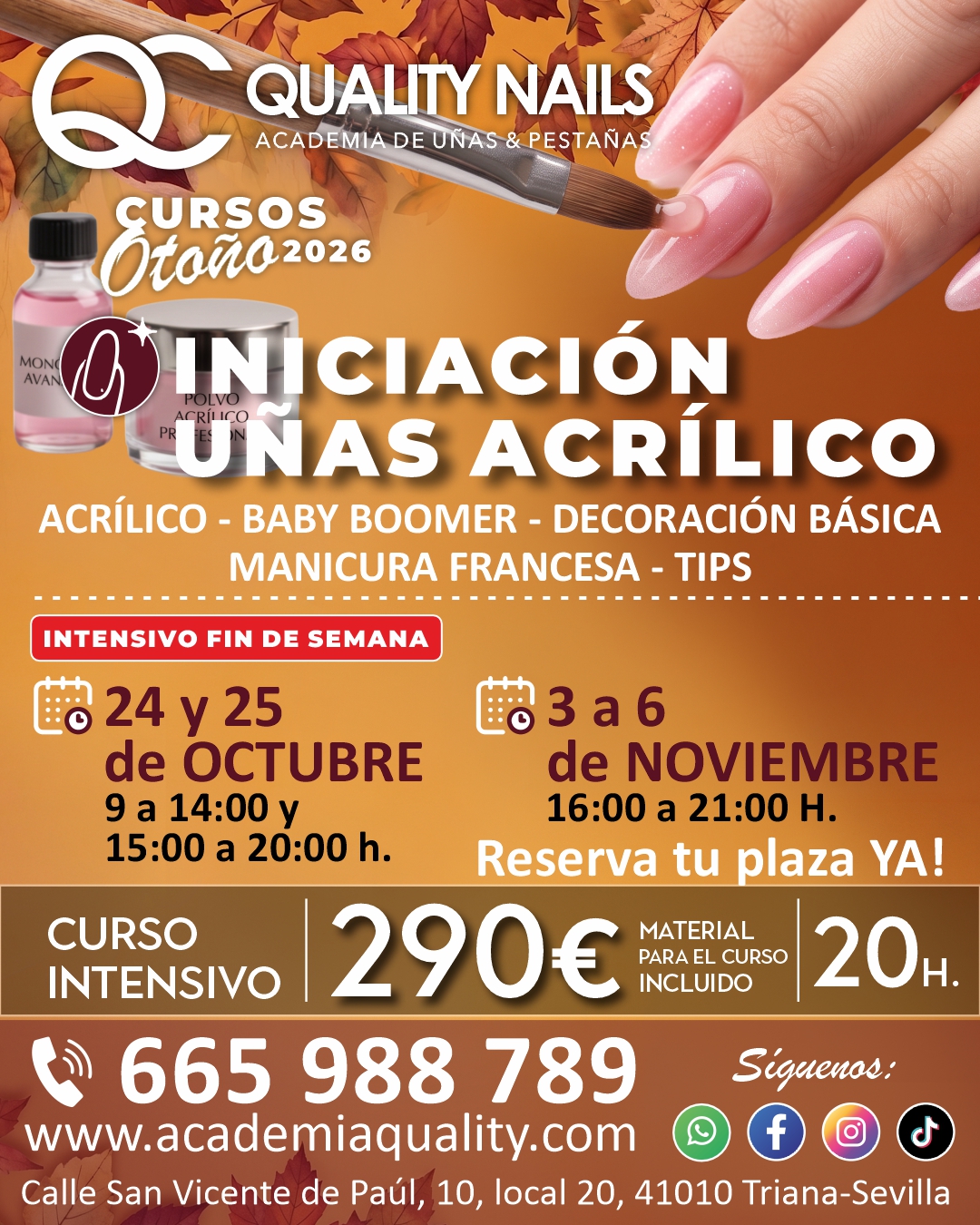 Iniciación uñas acrílicas