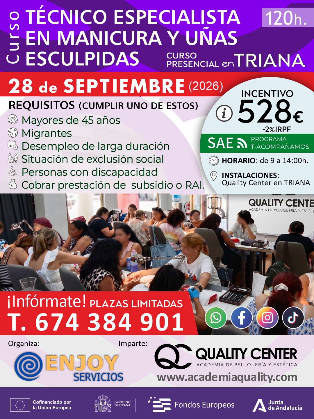 Curso Integrales de Uñas sevilla